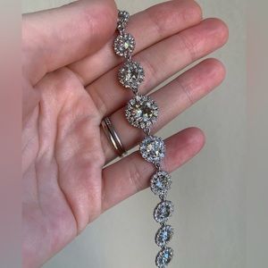 Swarovski crystal tennis bracelet